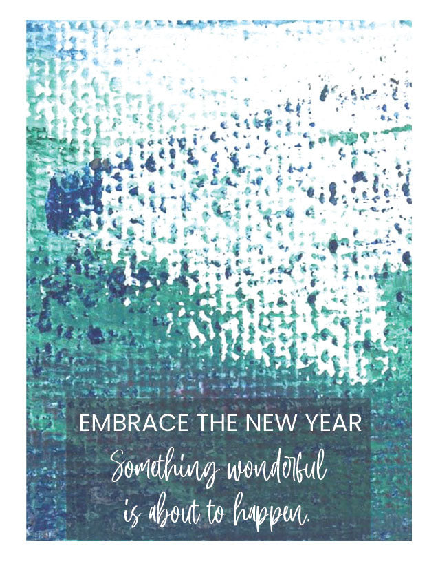 birthday greeting for coworker | Embrace the new year | Something wonderful | Birthday card