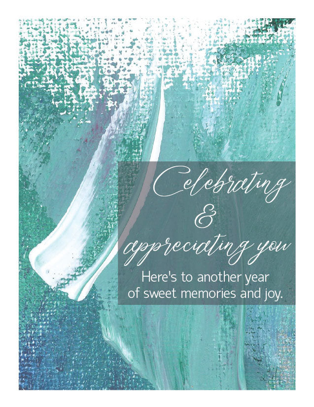 Front of greeting card.