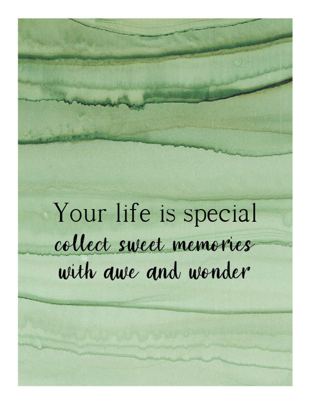 Front of greeting card.