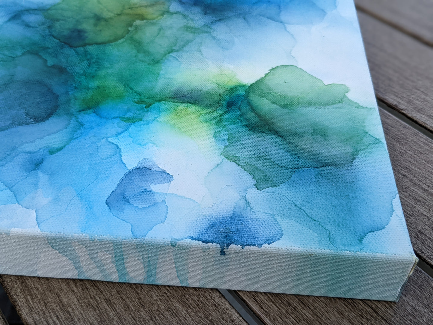Zoomed in detail of painting.