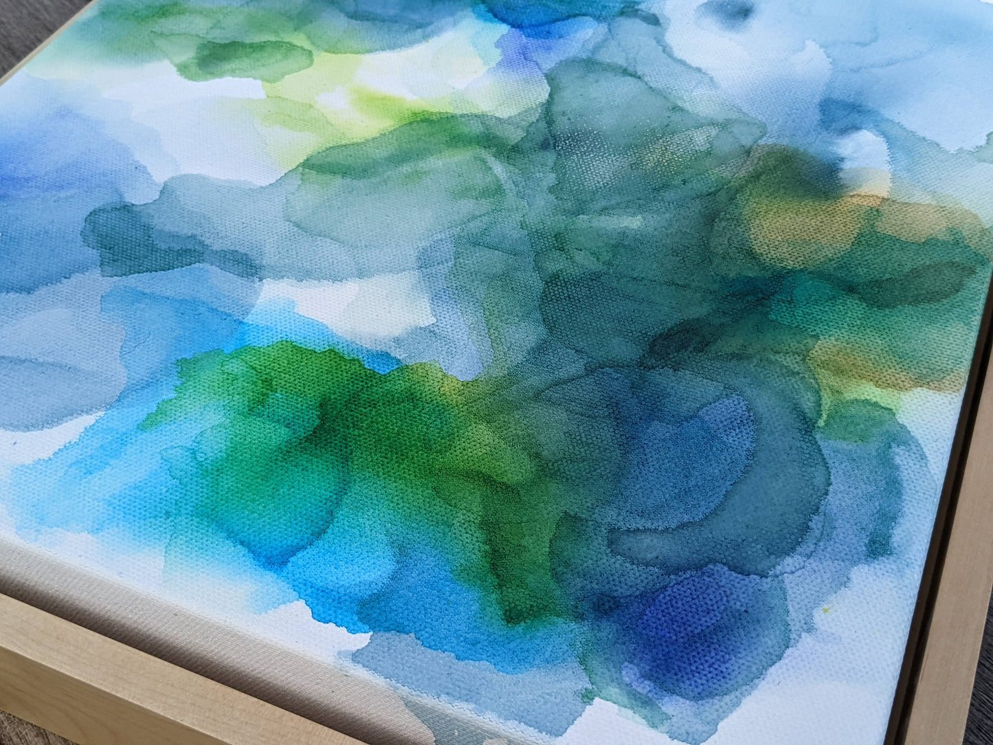 Zoomed in detail of painting.