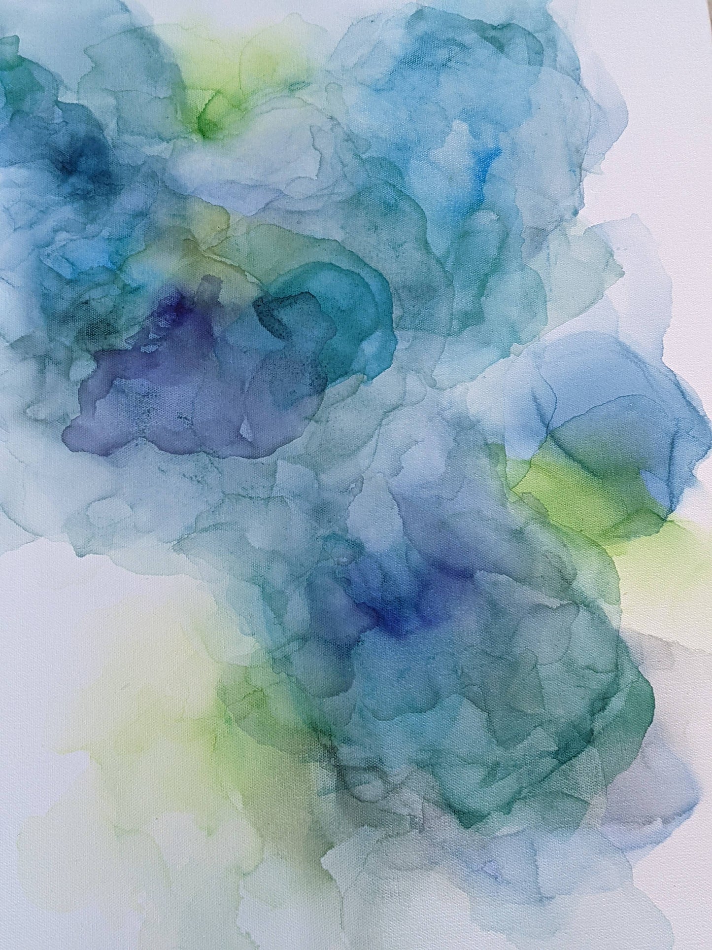 Scanned painting showing details and colors.