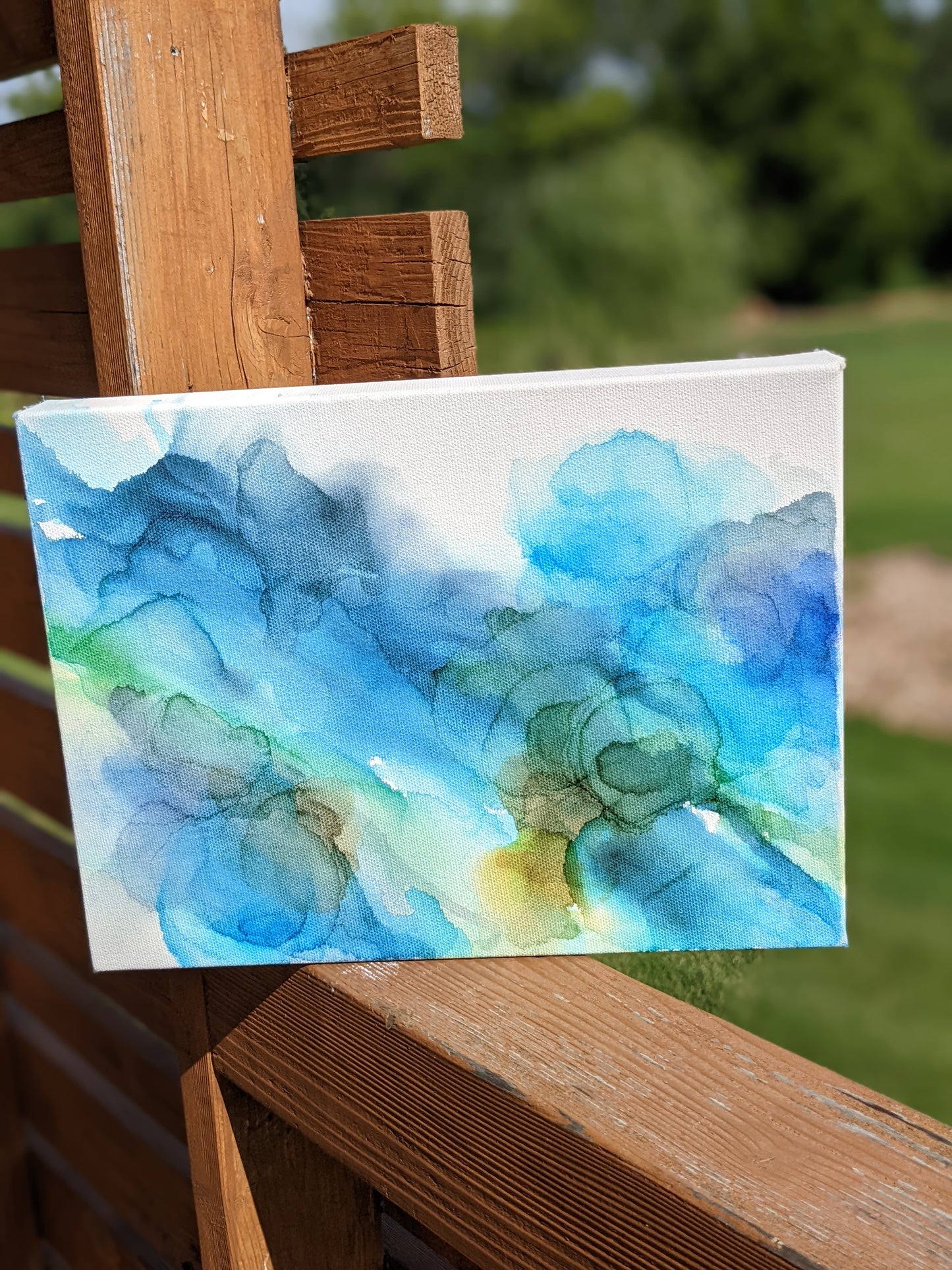 carried by the stream | abstract art original