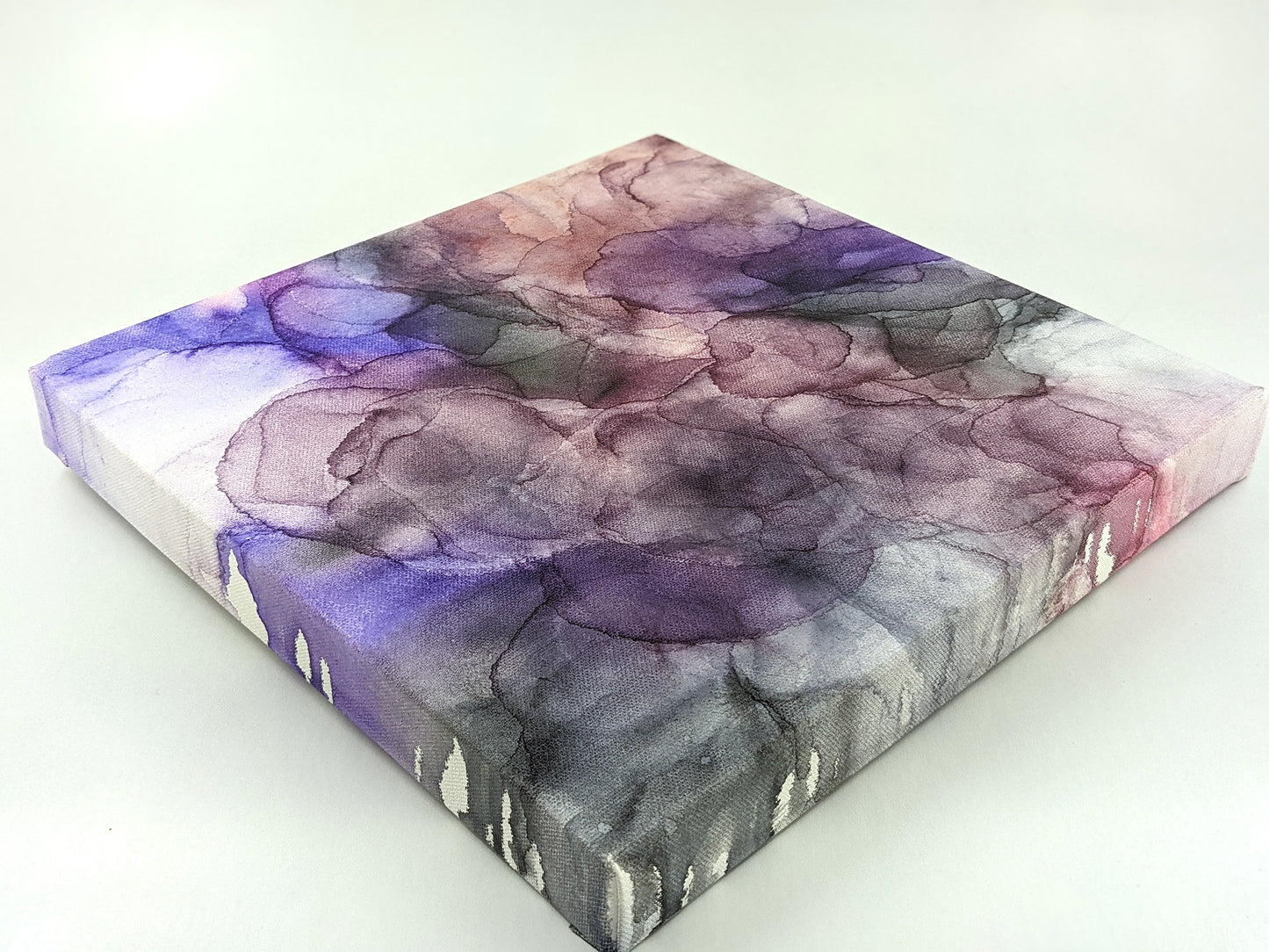 Angled overhead view of the canvas.