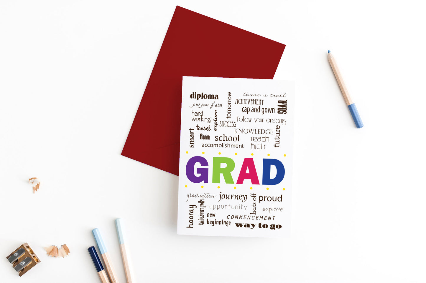 grad congratulations greeting card