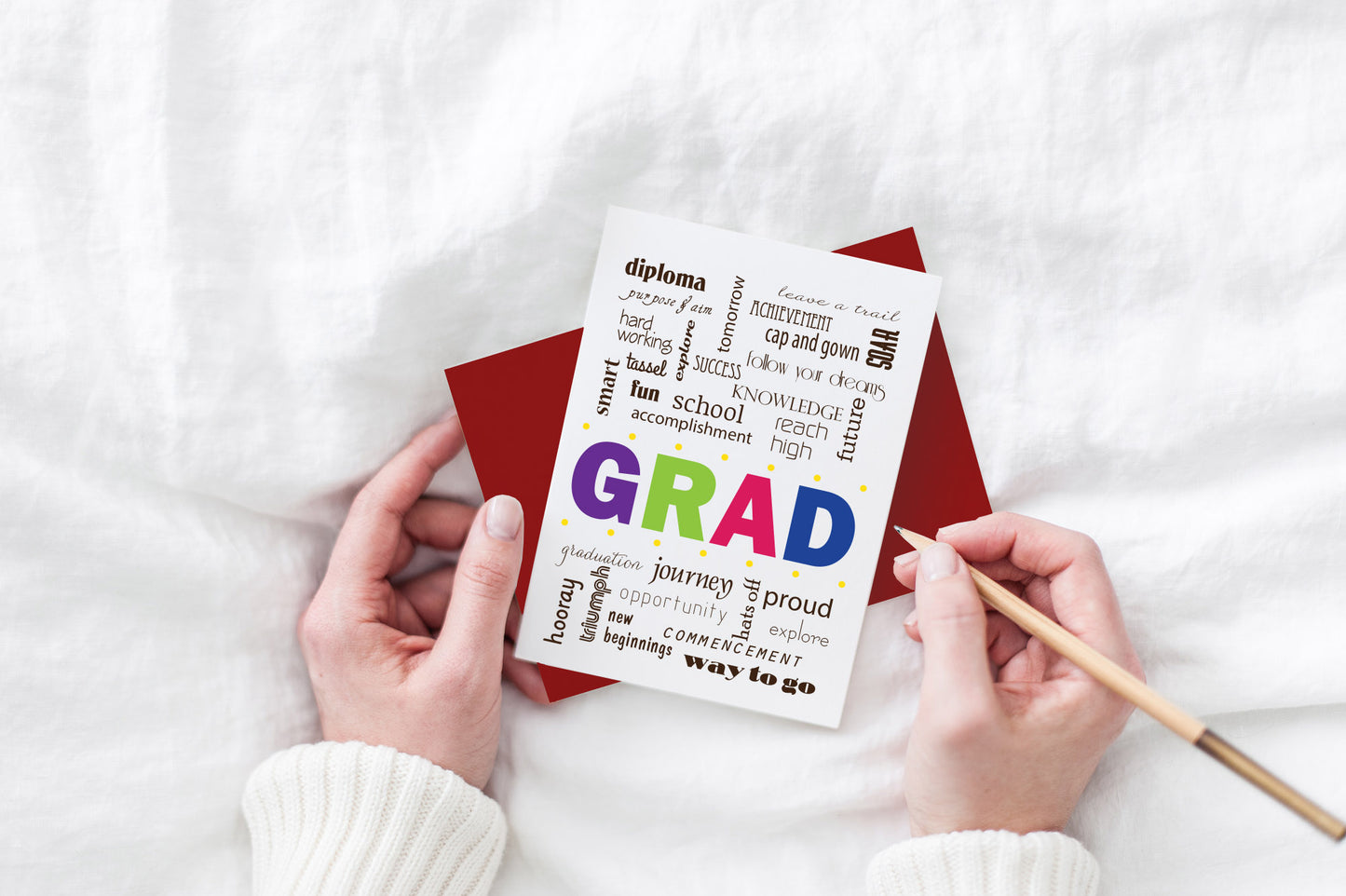 grad congratulations greeting card