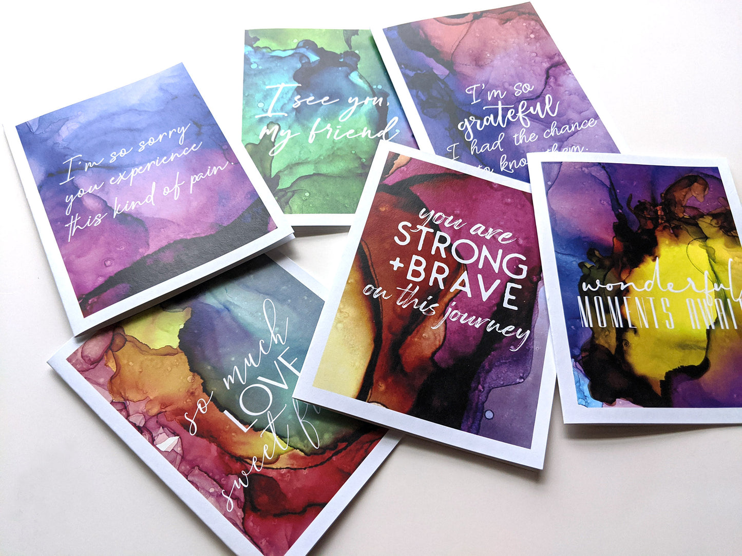 you are strong + brave on this journey | encouragement card