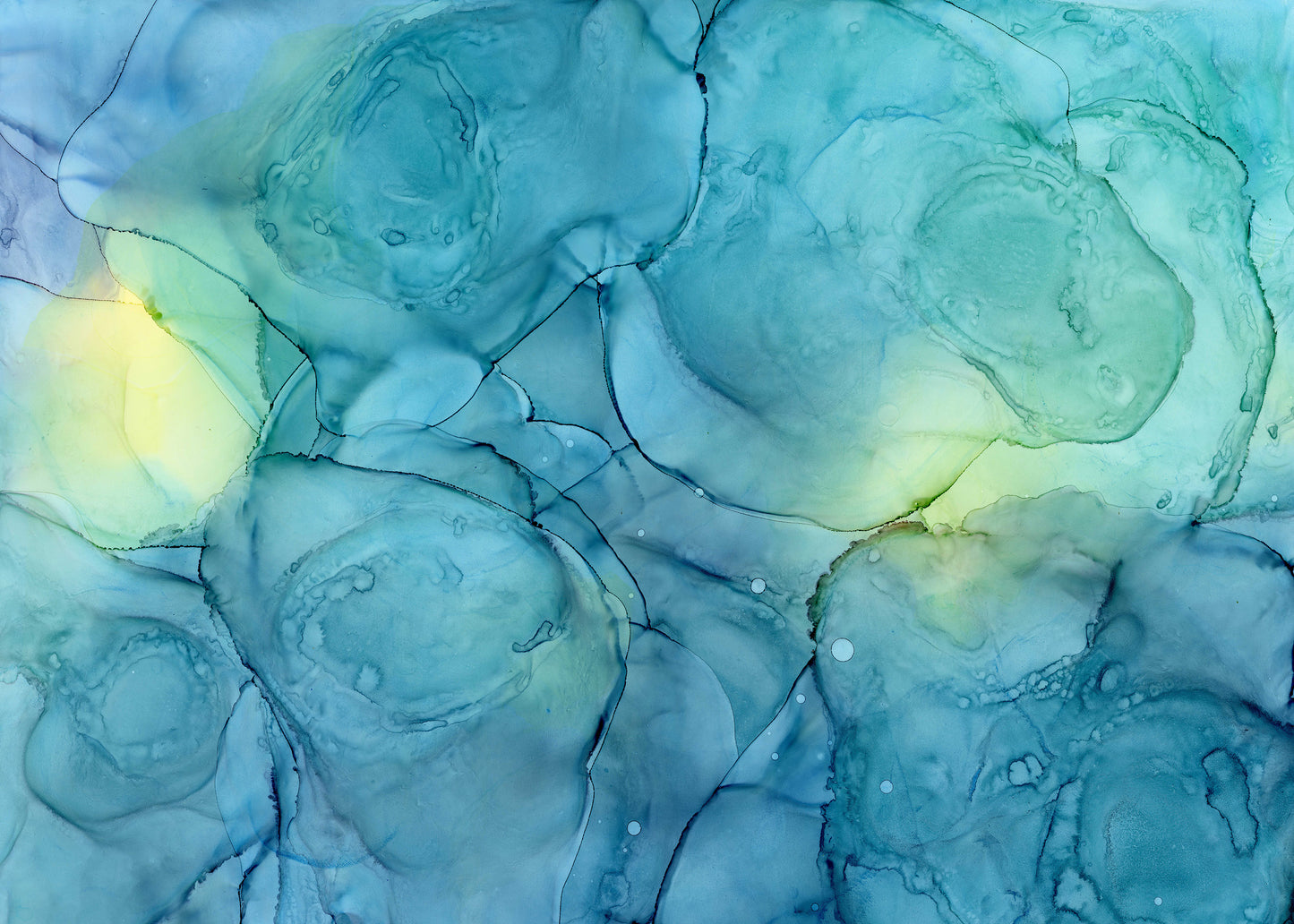 emerald undercurrent | abstract art original