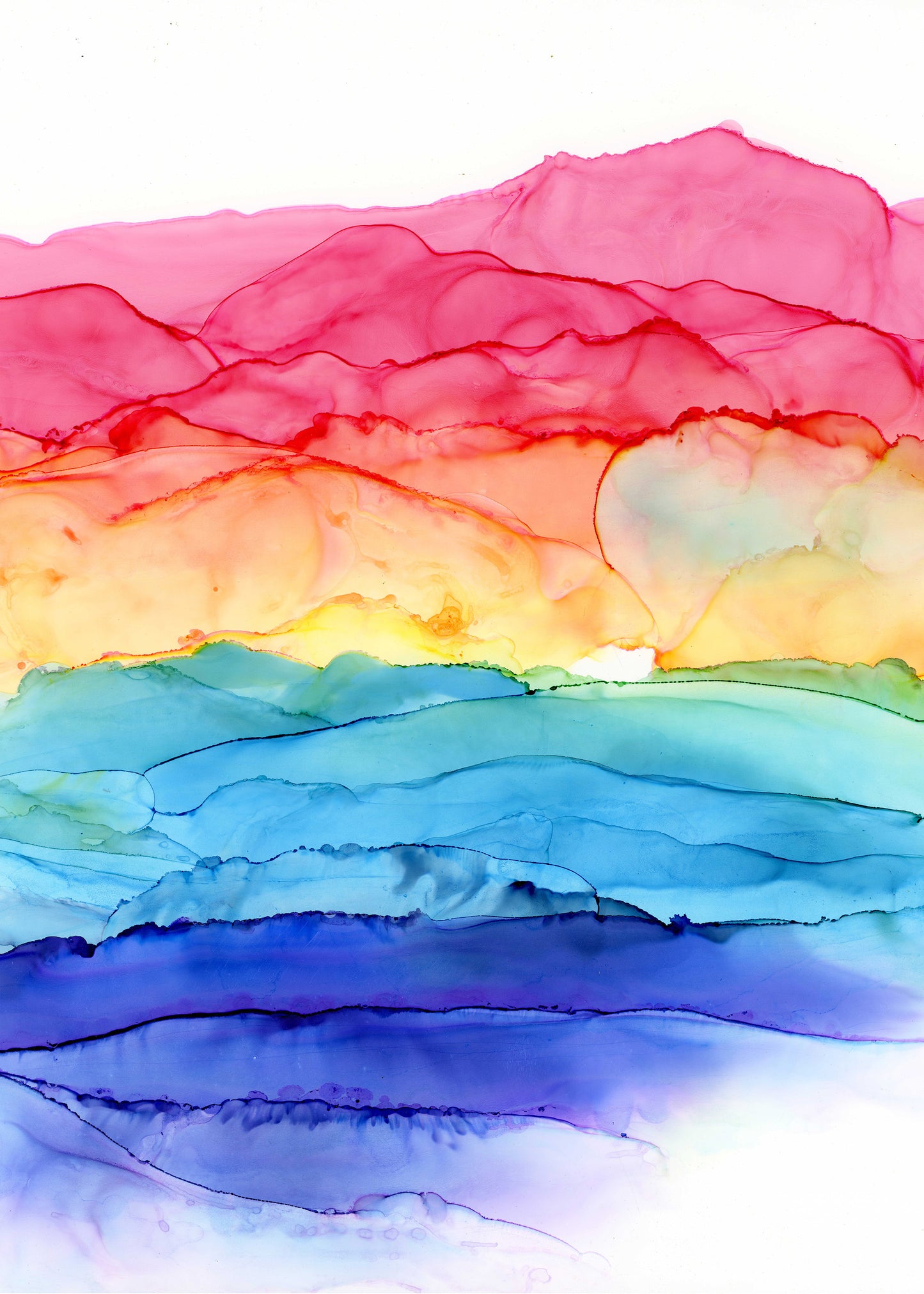 horizons of light | abstract art original