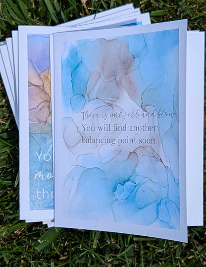balancing point greeting card | speedy recovery wishes | wishing you well
