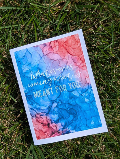 meant for you greeting card | retirement well wishes | best wishes