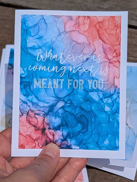 meant for you greeting card | retirement well wishes | best wishes