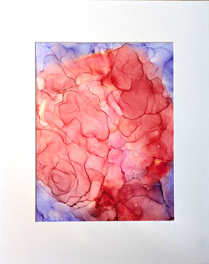 heart of fire | abstract art original