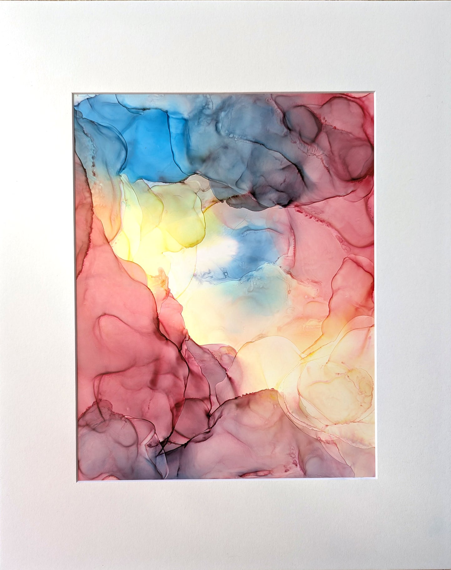 radiant eclipse | abstract art original