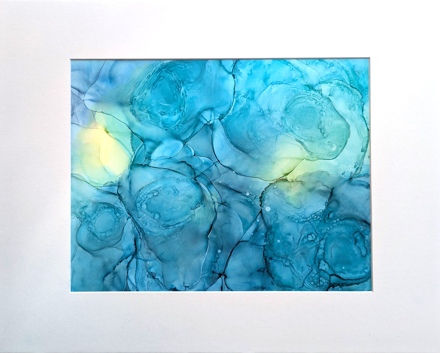 emerald undercurrent | abstract art original