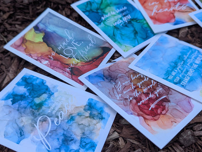 moon water greeting card | I appreciate you | empathetic wishes