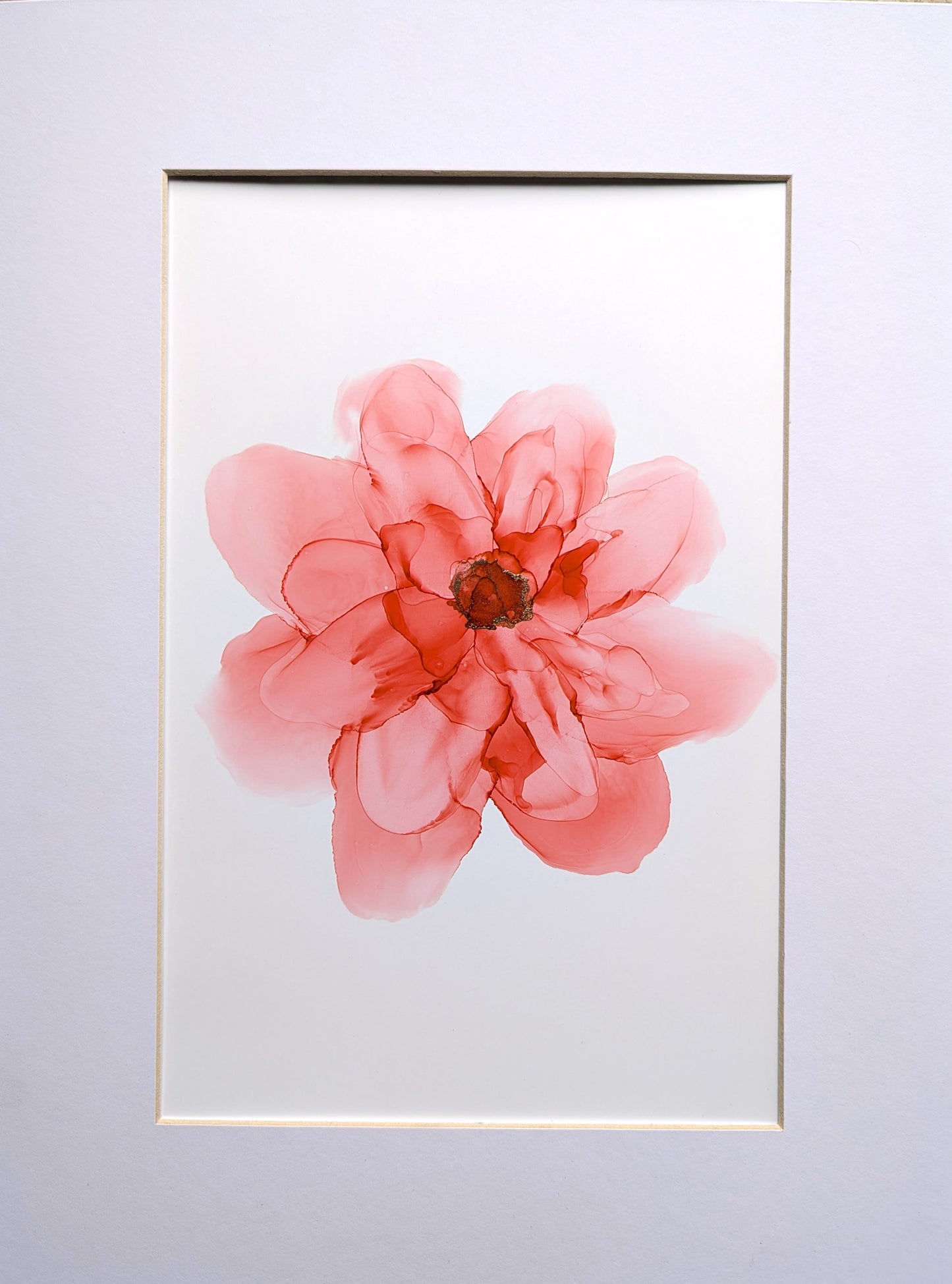blush and brass | abstract original art