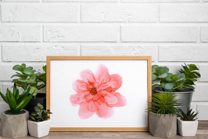 blush and brass | abstract original art