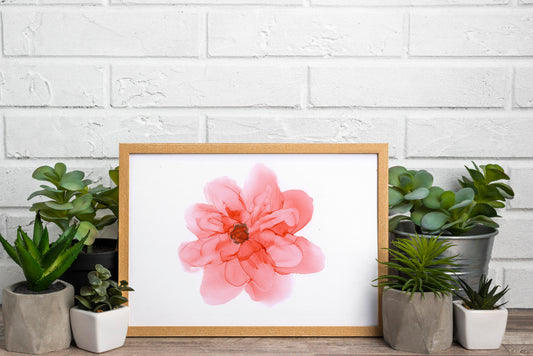 blush and brass | abstract original art