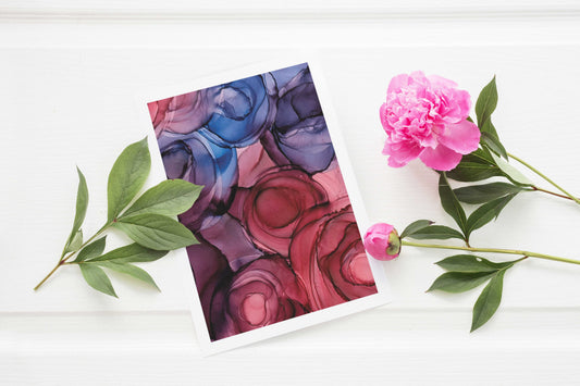burgundy twilight greeting card | happy anniversary wishes for friends | wedding wishes for coworker