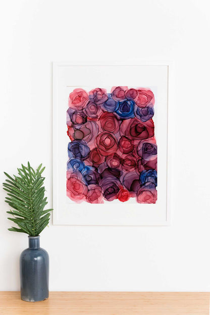 burgundy twilight |  fine art print