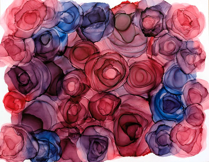burgundy twilight |  fine art print