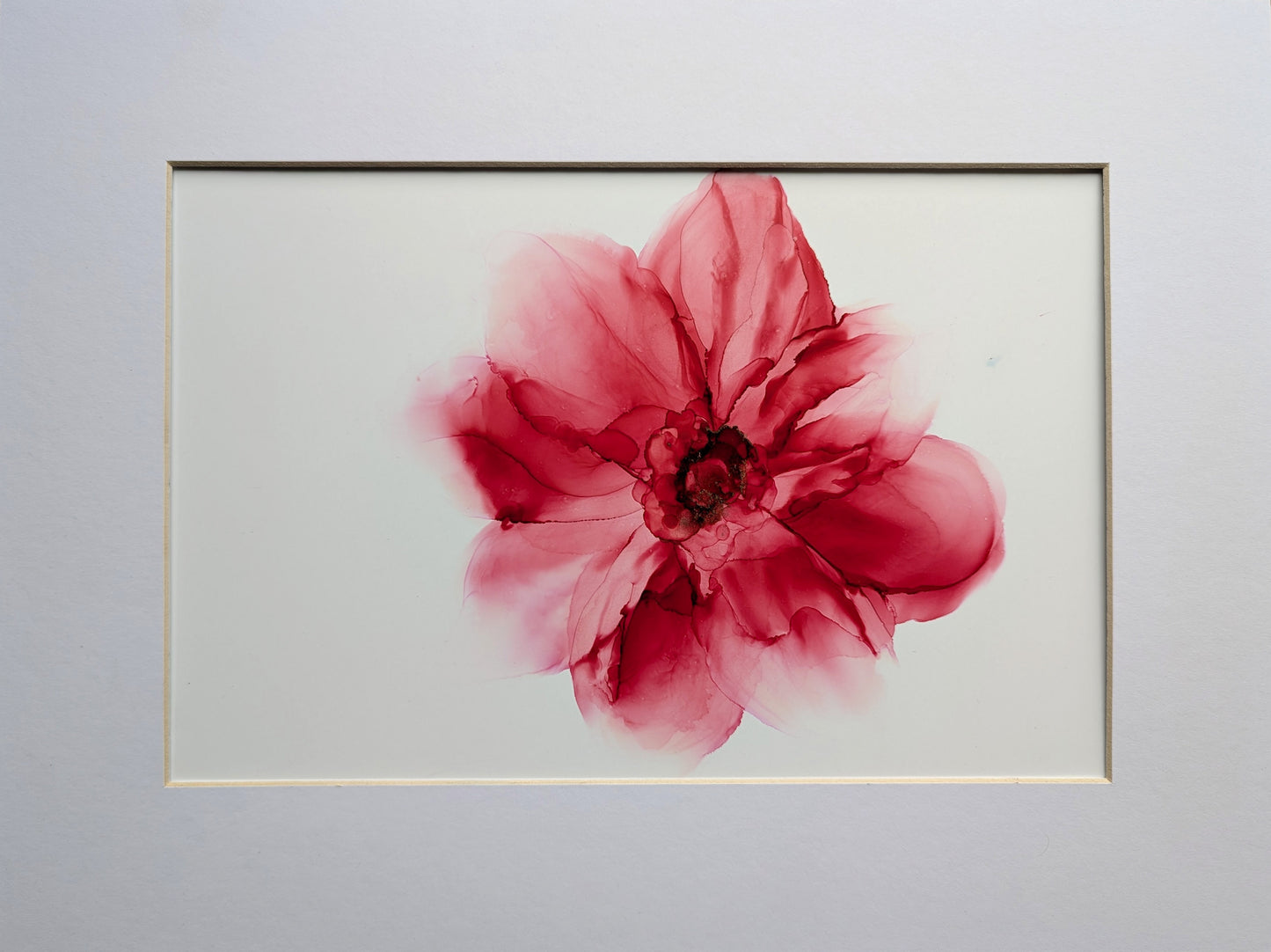 crimson drift| abstract original art