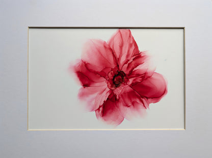 crimson drift| abstract original art