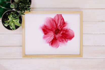 wild petals in passing | abstract original art