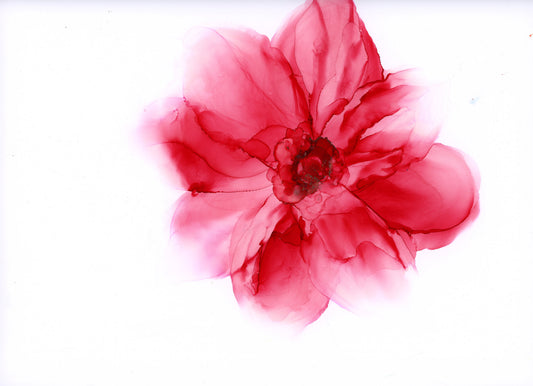 crimson drift| abstract original art