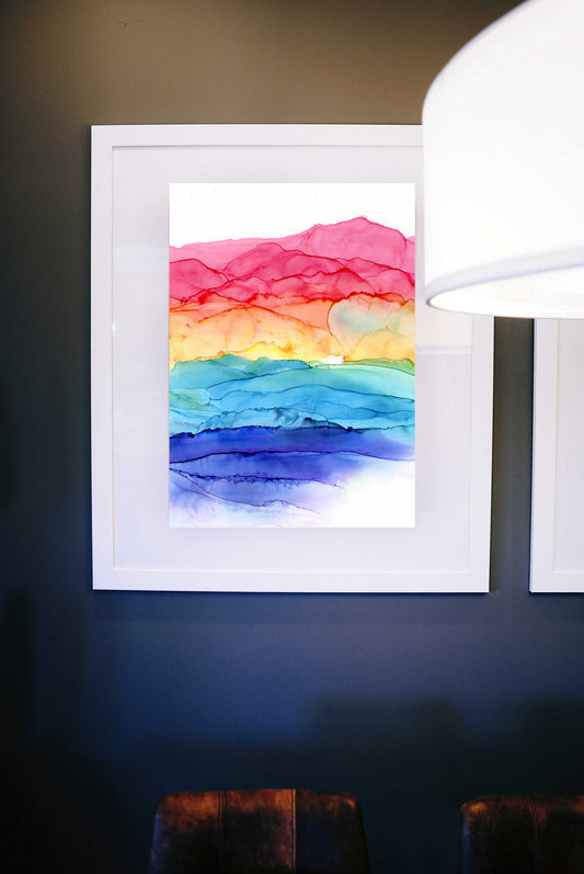 horizons of light | abstract art original