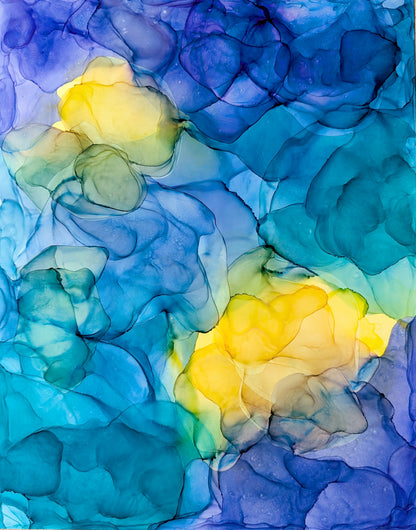 moonlit radiance | abstract art original