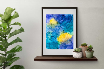 moonlit radiance | abstract art original