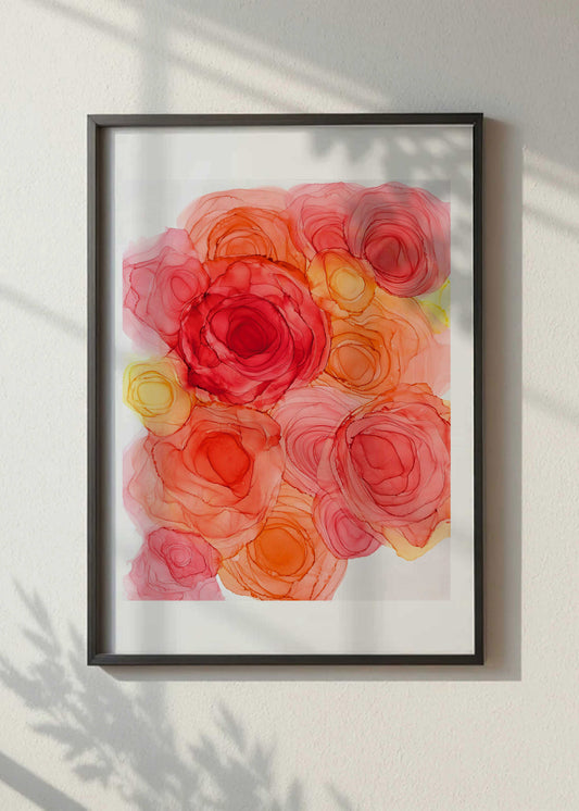 sunlit petals |  fine art print