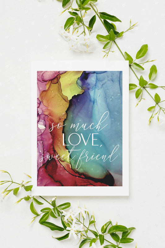 so much love, sweet friend | empathetic wishes | pregnancy well wishes | wishing you well