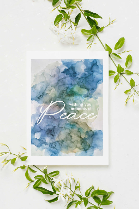 moon water greeting card | I appreciate you | empathetic wishes