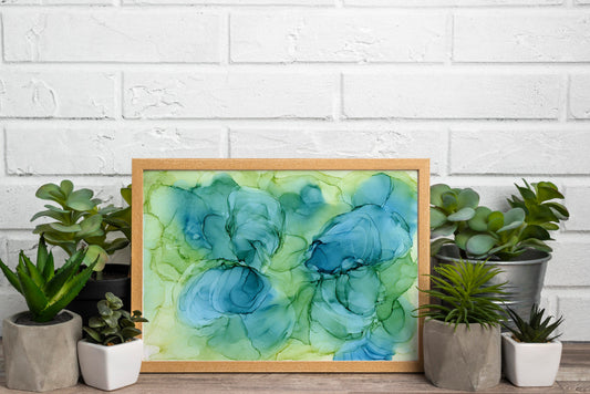 where light gathers | abstract original art