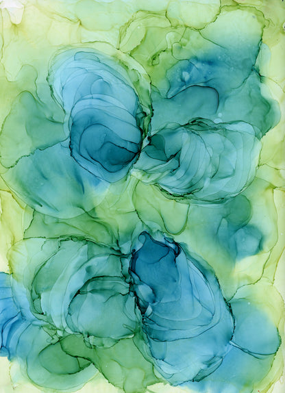 where light gathers | abstract original art