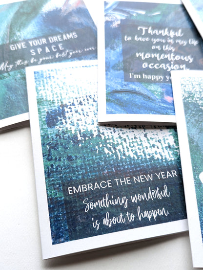 birthday greeting for coworker | Embrace the new year | Something wonderful | Birthday card