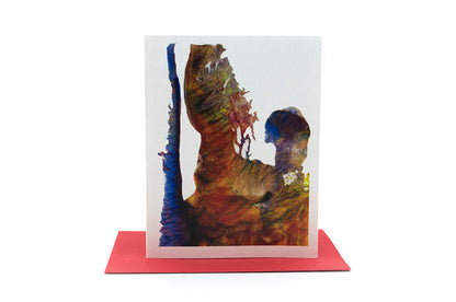 birth day greetings | abstract painting greeting card