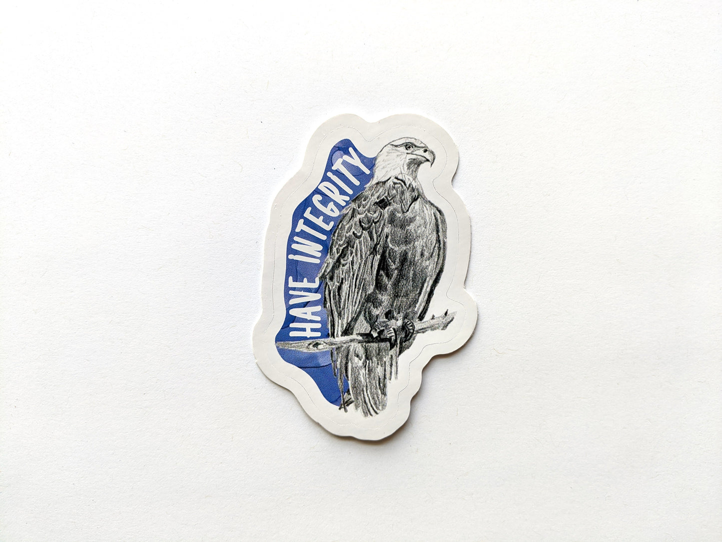 animal stickers | have integrity eagle