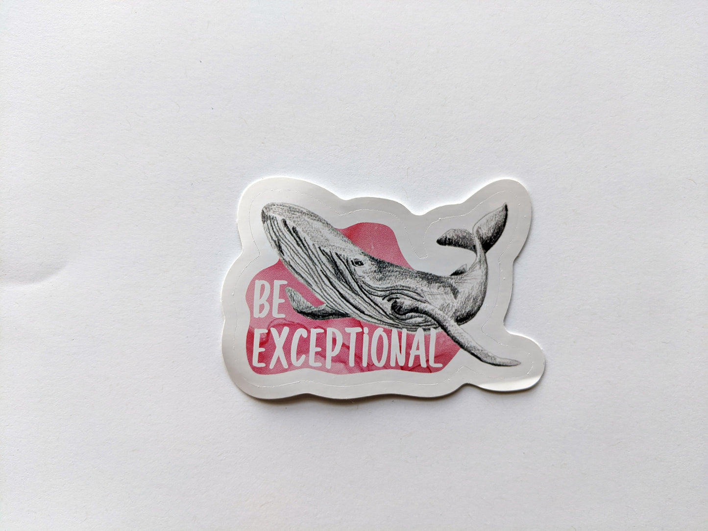 animal stickers | be exceptional whale